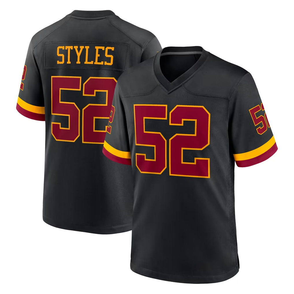 Fenge W.Commanders #52 Sonny Styles Player Black Limited Home Game Stitched Jerseys