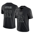 Fenge W.Commanders #52 Sonny Styles Player Black Limited Reflective Home Game Stitched Jerseys