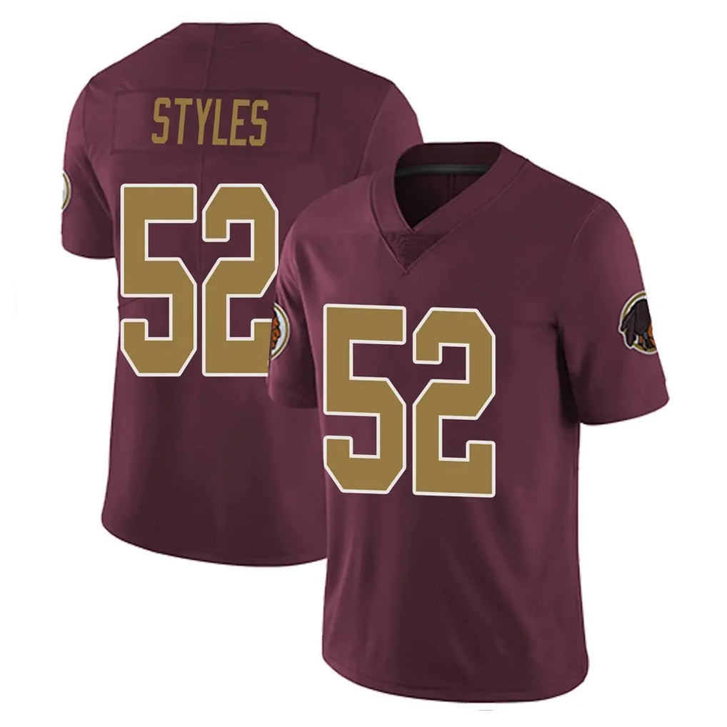Fenge W.Commanders #52 Sonny Styles Player Burgundy Alternate Vapor Untouchable Home Game Stitched Jerseys