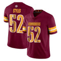Fenge W.Commanders #52 Sonny Styles Player Burgundy Limited Vapor Home Game Stitched Jerseys