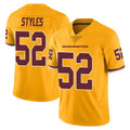 Fenge W.Commanders #52 Sonny Styles Player Gold Limited Color Rush Home Game Stitched Jerseys