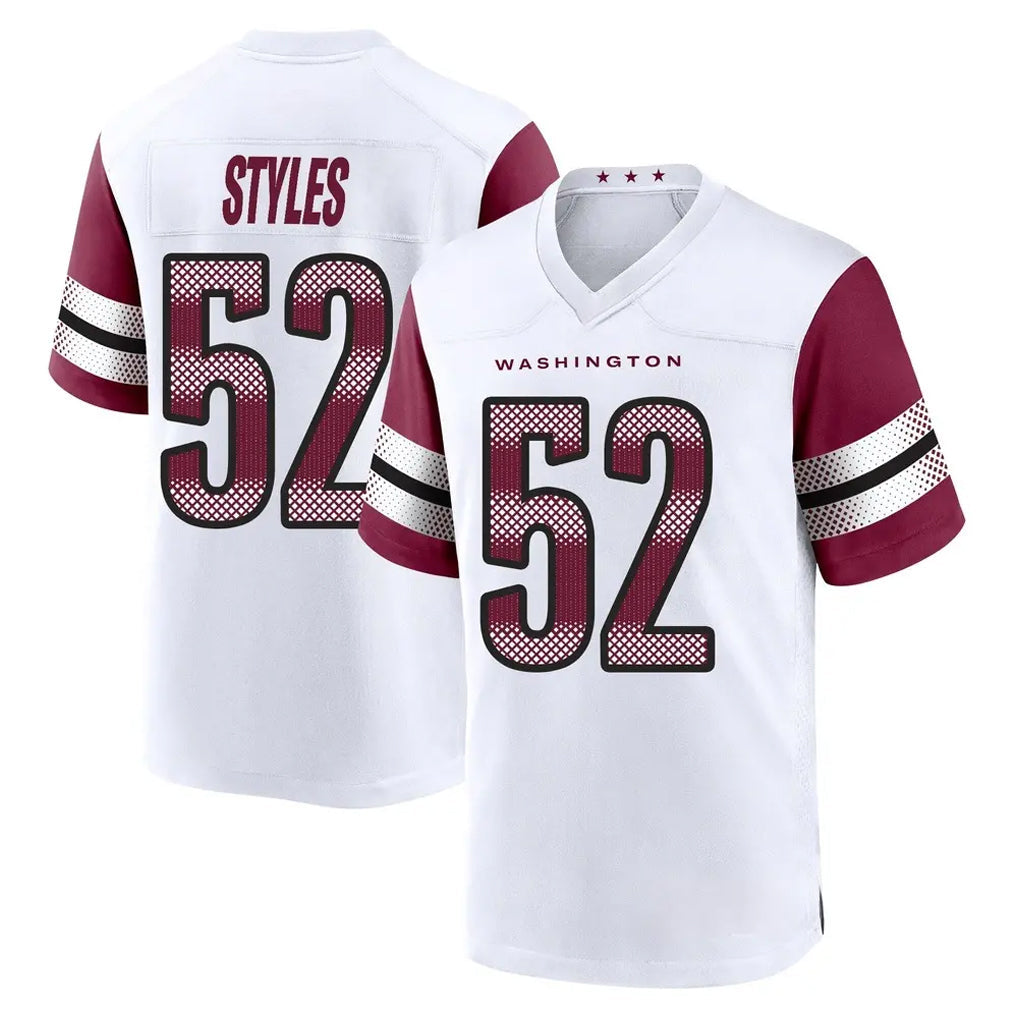 Fenge W.Commanders #52 Sonny Styles Player White Game Home Stitched Jerseys