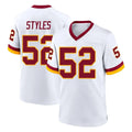 Fenge W.Commanders #52 Sonny Styles Player White Home Game Stitched Jerseys