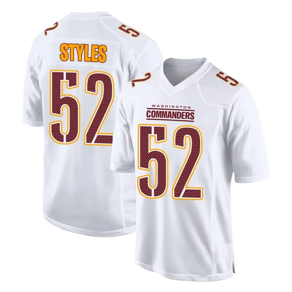 Fenge W.Commanders #52 Sonny Styles Player White Tundra Fashion Home Game Stitched Jerseys