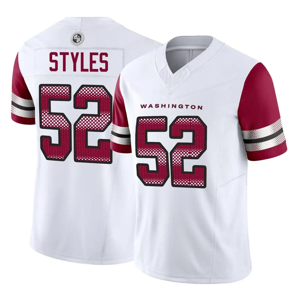 Fenge W.Commanders #52 Sonny Styles Player White Vapor F.U.S.E. Limited Home Game Stitched Jerseys