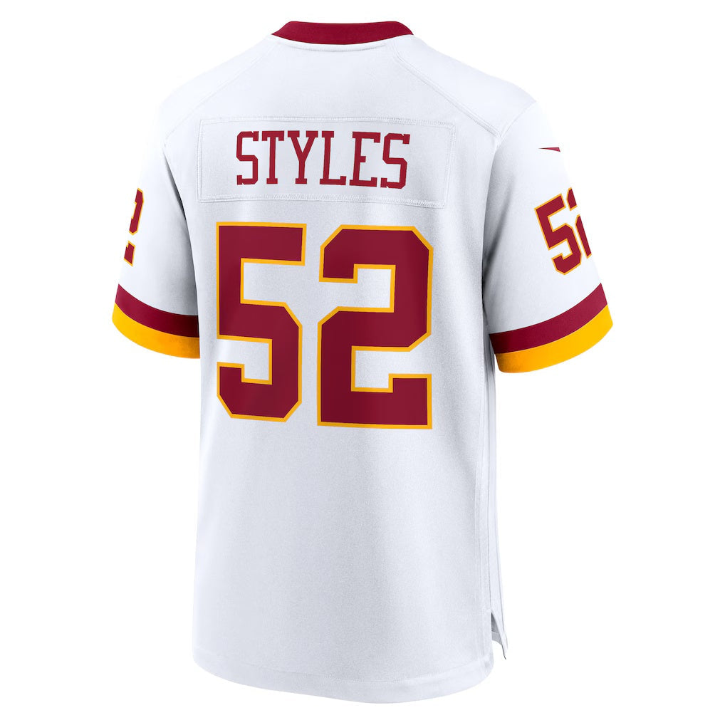 Fenge W.Commanders #52 Sonny Styles White Game Super Bowl Era Stitched Jerseys
