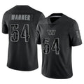 Fenge W.Commanders #54 Bobby Wagner Player Black RFLCTV Limited Stitched Jerseys