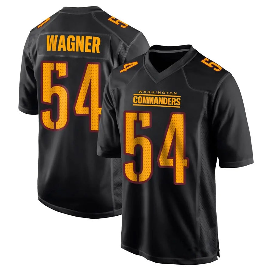Fenge W.Commanders #54 Bobby Wagner Player Carbon Black Fashion Stitched Jerseys