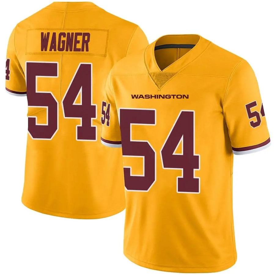 Fenge W.Commanders #54 Bobby Wagner Player Limited Gold Color Rush Stitched Jerseys
