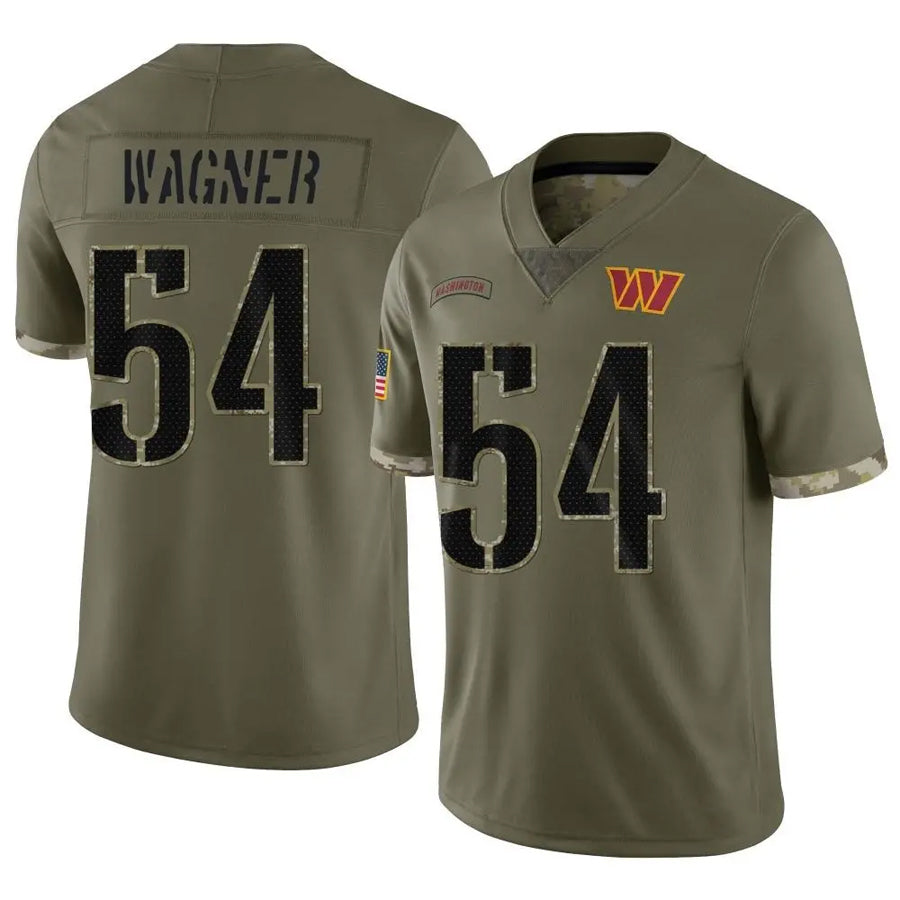 Fenge W.Commanders #54 Bobby Wagner Player Olive Salute To Service Limited Stitched Jerseys