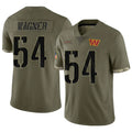 Fenge W.Commanders #54 Bobby Wagner Player Olive Salute To Service Limited Stitched Jerseys