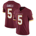 Fenge W.Commanders #5 Jayden Daniels Player Burgundy Vapor Limited Stitched Jerseys