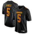 Fenge W.Commanders #5 Jayden Daniels Player Carbon Black Fashion Stitched Jerseys