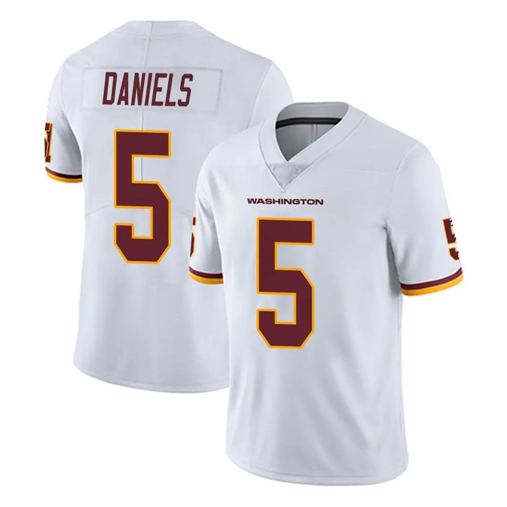 Fenge W.Commanders #5 Jayden Daniels Player White Limited Vapor Untouchable Home Game Stitched Jerseys