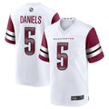Fenge W.Commanders #5 Jayden Daniels White 2024 Draft First Round Pick Player Game Stitched Jerseys