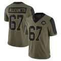 Fenge W.Commanders #67 Nick Allegretti Player Olive Salute To Service Limited Game Stitched Jerseys