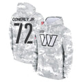 Fenge W.Commanders #72 Josh Conerly Jr. Player Arctic Camo Limited Salute to Service Pullover Hoodies Game Stitched Jerseys
