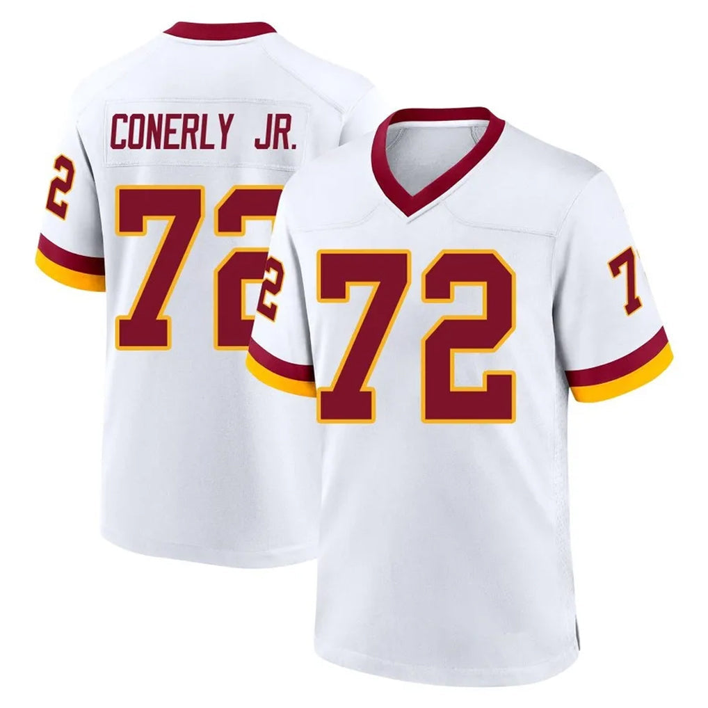 Fenge W.Commanders #72 Josh Conerly Jr. Player White Home Game Stitched Jerseys