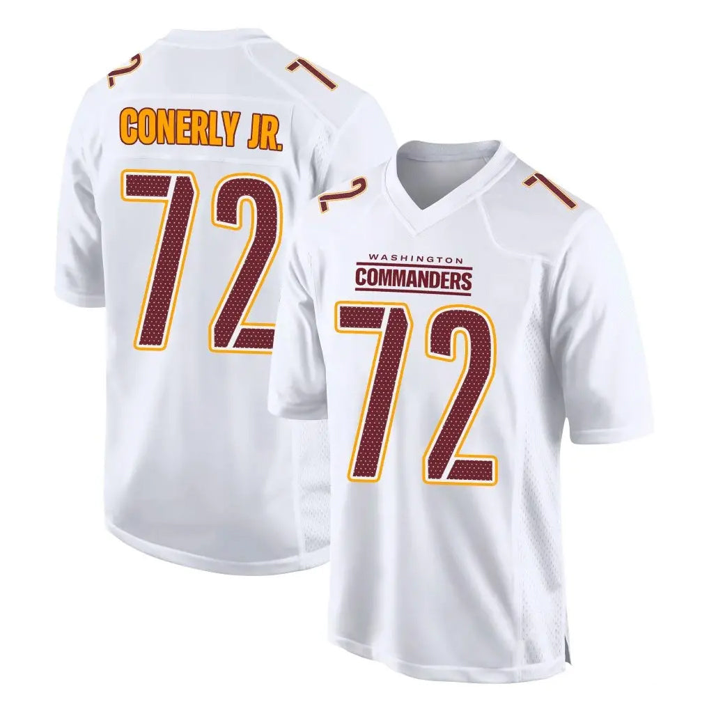 Fenge W.Commanders #72 Josh Conerly Jr. Player White Tundra Fashion Home Game Stitched Jerseys