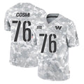 Fenge W.Commanders #76 Sam Cosmi Player Arctic Camo Limited Salute To Service Home Game Stitched Jerseys