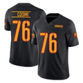 Fenge W.Commanders #76 Sam Cosmi Player Black Limited Vapor F.U.S.E. Home Game Stitched Jerseys
