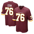 Fenge W.Commanders #76 Sam Cosmi Player Burgundy Team Color Home Game Stitched Jerseys