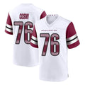 Fenge W.Commanders #76 Sam Cosmi Player White Game Home Stitched Jerseys