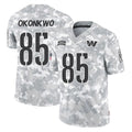 Fenge W.Commanders #85 Chig Okonkwo Player Arctic Camo Limited Salute To Service Home Game Stitched Jerseys