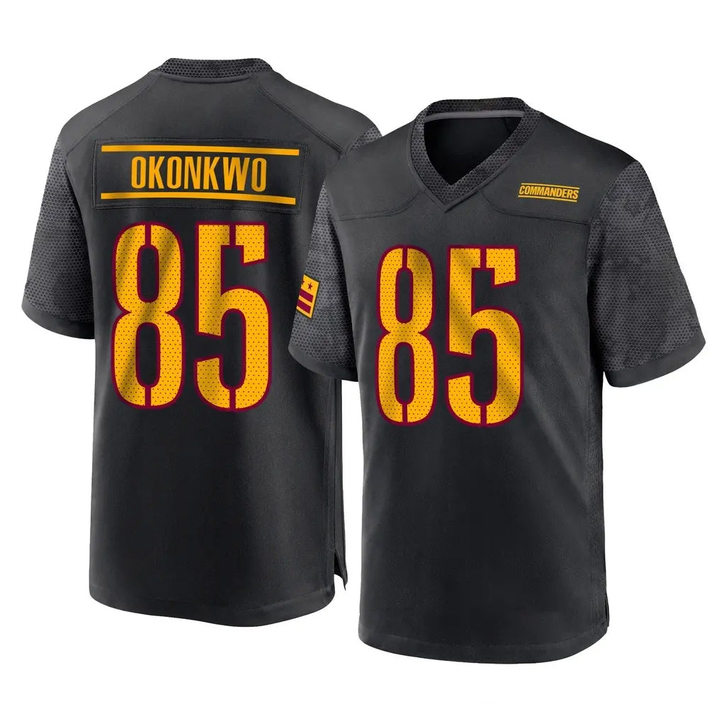 Fenge W.Commanders #85 Chig Okonkwo Player Black Home Game Stitched Jerseys