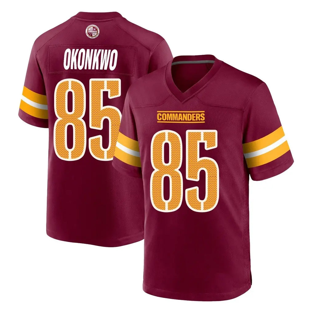 Fenge W.Commanders #85 Chig Okonkwo Player Burgundy Home Game Stitched Jerseys