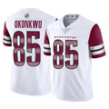 Fenge W.Commanders #85 Chig Okonkwo Player White Limited Vapor Home Game Stitched Jerseys