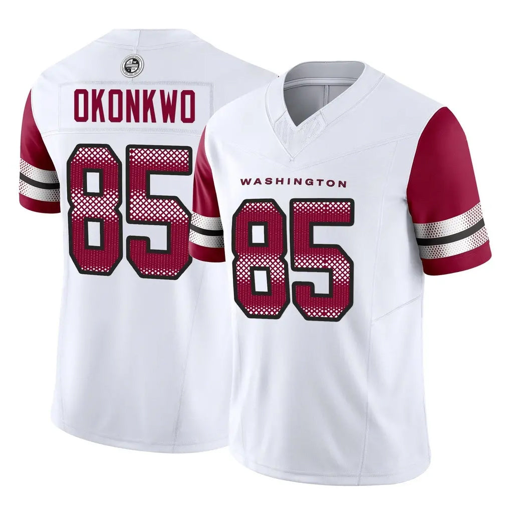 Fenge W.Commanders #85 Chig Okonkwo Player White Vapor F.U.S.E. Limited Home Game Stitched Jerseys