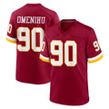 Fenge W.Commanders #90 Charles Omenihu Player Burgundy Game Home Stitched Jerseys