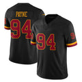 Fenge W.Commanders #94 Daron Payne Player Black Limited Vapor Home Game Stitched Jerseys