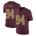 Fenge W.Commanders #94 Daron Payne Player Burgundy Alternate Vapor Untouchable Home Game Stitched Jerseys