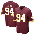 Fenge W.Commanders #94 Daron Payne Player Burgundy Team Color Home Game Stitched Jerseys