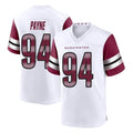 Fenge W.Commanders #94 Daron Payne Player White Game Home Stitched Jerseys