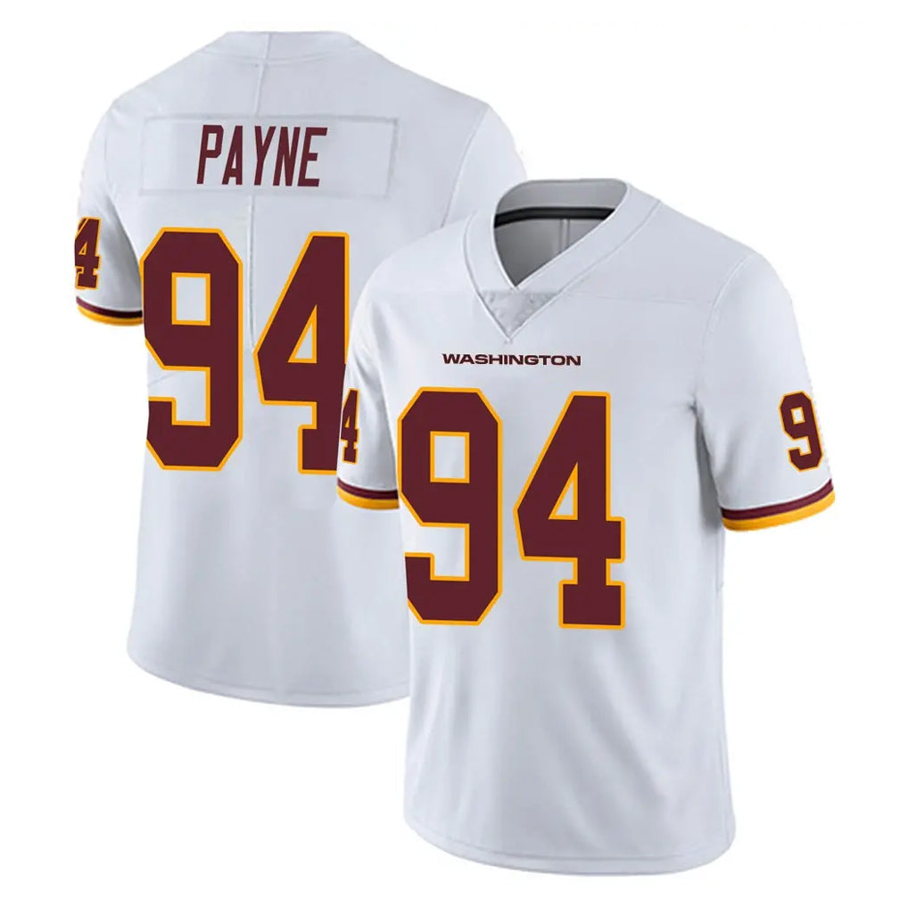 Fenge W.Commanders #94 Daron Payne Player White Limited Vapor Untouchable Home Game Stitched Jerseys