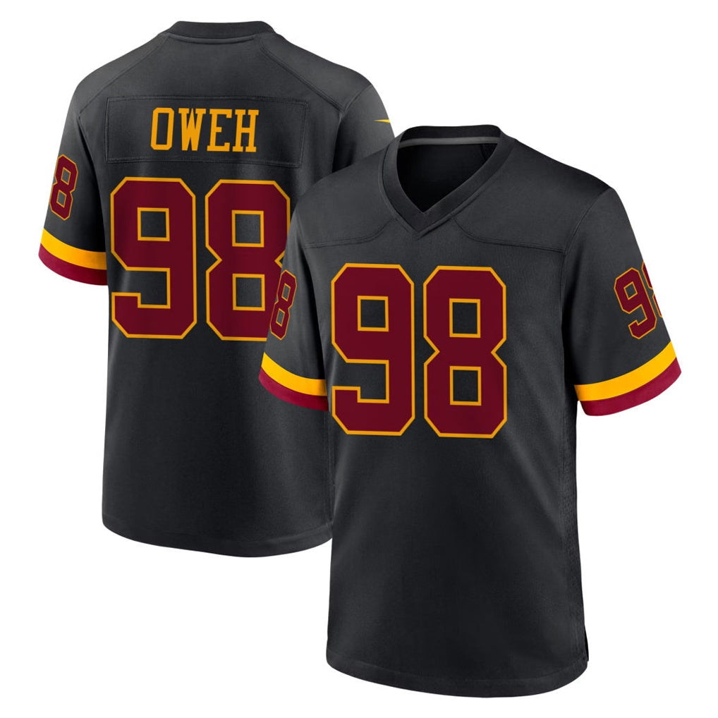 Fenge W.Commanders #98 Odafe Oweh Player Black Limited Home Game Stitched Jerseys