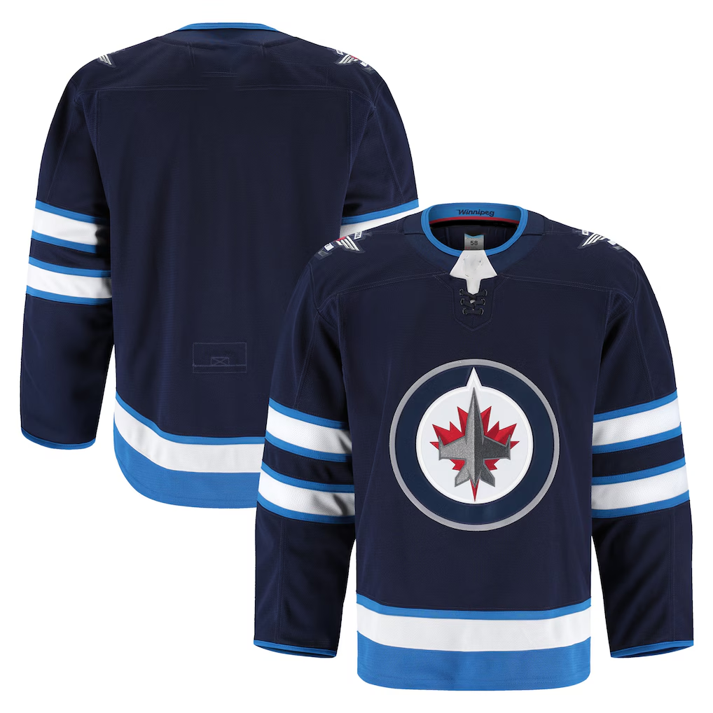 Fenge W.Jets Navy Home Authentic Pro Jerseys