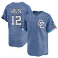 Fenge W.Nationals #12 Brady House Player Blue Limited City Connect Stitched Jerseys