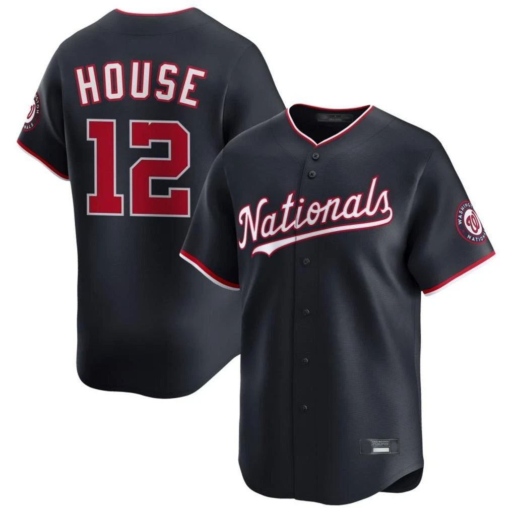 Fenge W.Nationals #12 Brady House Player Navy Alternate Limited Game Stitched Jerseys