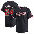 Fenge W.Nationals #24 Cade Cavalli Player Navy Alternate Limited Replica Jerseys