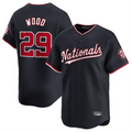 Fenge W.Nationals #29 James Wood Player Navy Limited Stitched Jerseys