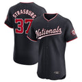 Fenge W.Nationals #37 Stephen Strasburg Player Navy Elite Stitched Jerseys
