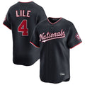 Fenge W.Nationals #4 Daylen Lile Player Navy Alternate Limited Replica Stitched Jerseys