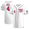 Fenge W.Nationals #4 Daylen Lile Player White Alternate Elite Stitched Jerseys