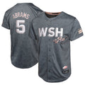 Fenge W.Nationals #5 CJ Abrams Player Charcoal City Connect Limited Stitched Jerseys