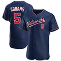 Fenge W.Nationals #5 CJ Abrams Player Navy Alternate Elite Stitched Jerseys