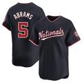 Fenge W.Nationals #5 CJ Abrams Player Navy Blue Replica Stitched Jerseys